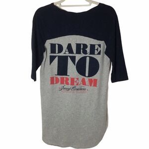 Juicy Couture Navy and Grey Nightshirt - 'Dare To Dream' & 'Sleep Now' Size M